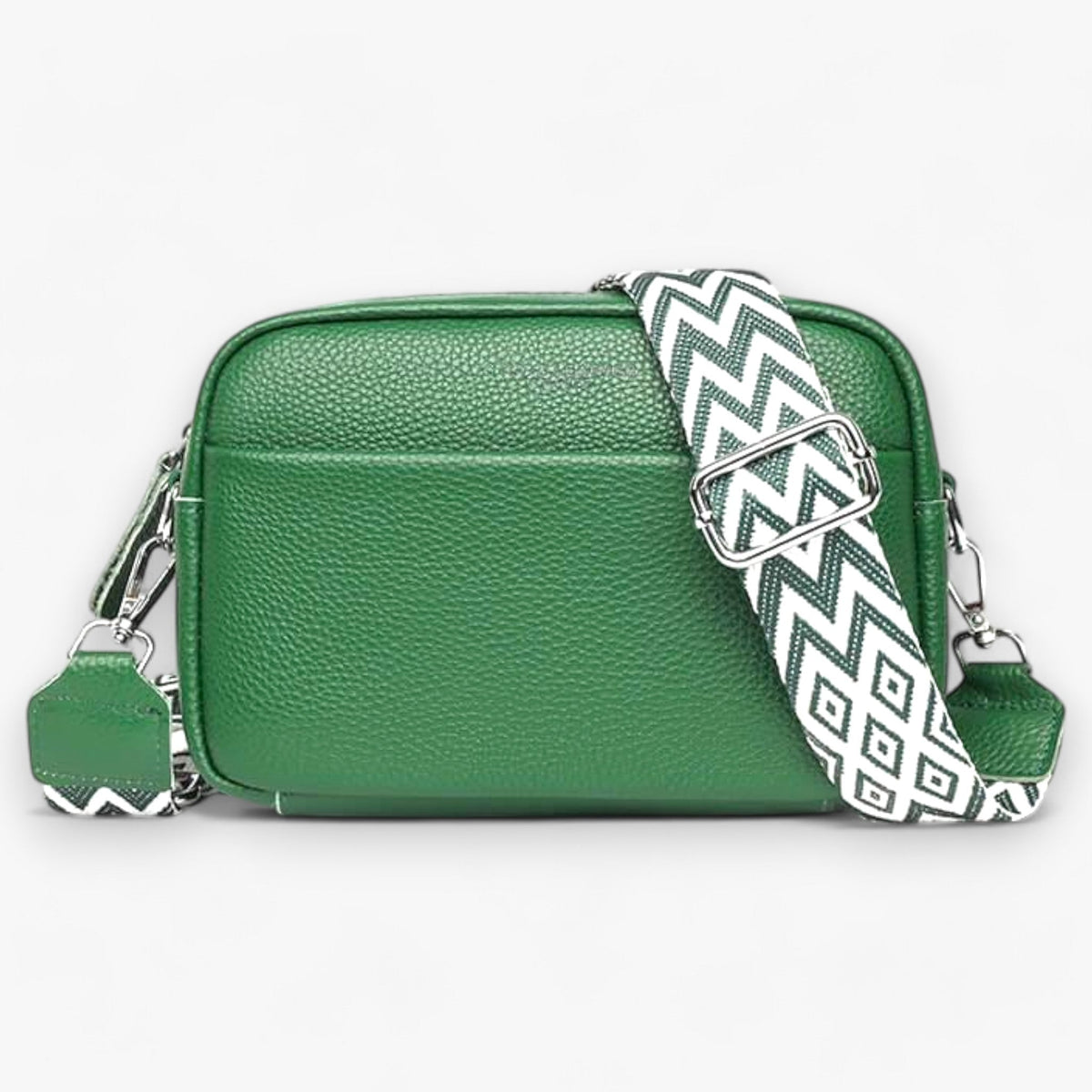 bags : CrossbodyBag Dames - Leren Damestas Zwart (Nog 2 op Voorraad) in Blauw van Pantino