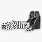 Amore | Crossbody Tas Dames - Zwarte Leren Schoudertas & Handtas met Verstelbare Schouderband, Meerdere Vakken & Ritssluiting