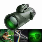 Compacte Monoculair met HD-Lens – Lichtgewicht Verrekijker met Smartphone Adapter voor Wandelen, Vogels Kijken & Sport
