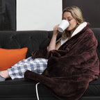Elektrisch Verwarmde Flanel Deken – Elektrische Deken voor op de Bank, 6 Warmtestanden, Timer 1–8 Uur & Auto-uit – CozyHeat