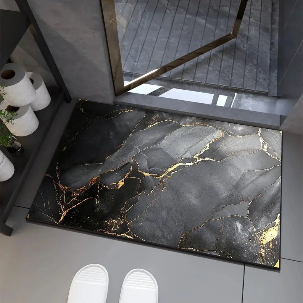 Diatomeeënaarde Badmat – Sneldrogende Antislip Douchemat in Modern Scandinavisch Design, 9 Kleuren, 4 Maten