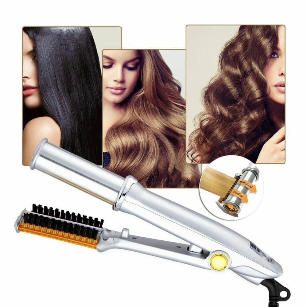InStyler | Roterende Haarstyler - 2-in-1 Heteluchtstijltang & Roterende Krultang met Keramische Cilinder & Toermalijn Technologie voor Stijlen & Krullen
