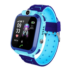 SafeScout | Kindersmartwatch met GPS-Tracking - Waterdicht 4G Kinderhorloge met Live Locatie, SOS-Noodknop, Videobellen & Stappenteller Blauw