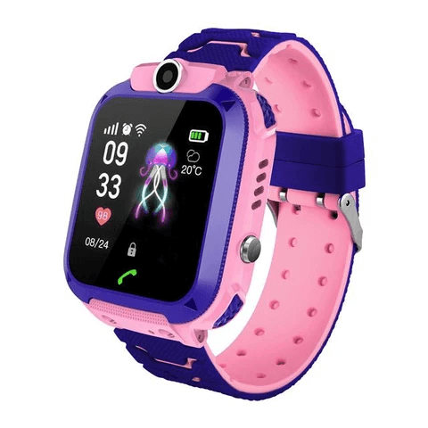SafeScout | Kindersmartwatch met GPS-Tracking - Waterdicht 4G Kinderhorloge met Live Locatie, SOS-Noodknop, Videobellen & Stappenteller