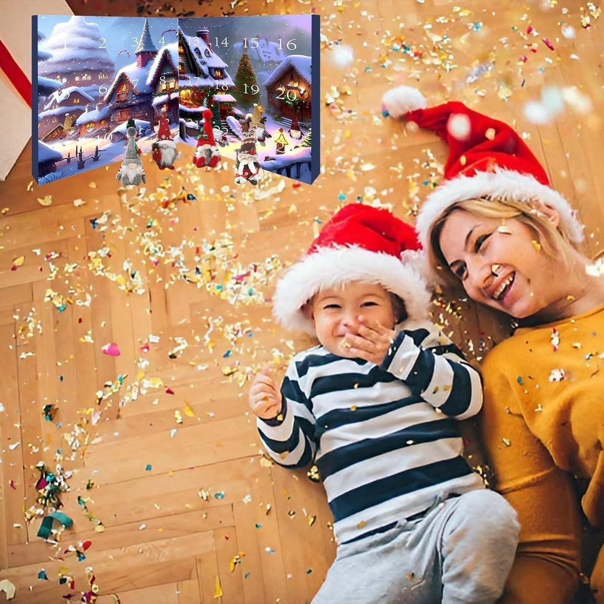 Magische Adventskalender – Kerstelfjes Adventskalender met 24 Elfenknuffels, Aftellen naar Kerst & Kerstdecoratie – ElfAndChill