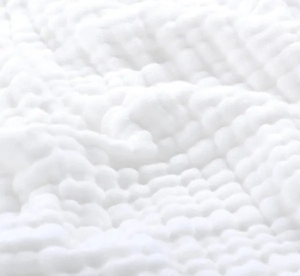 Zachte Mousseline Plaid Licht Katoenen Deken Rond Warm Pluche Woonkamer Slaapkamer (kopie) Wit