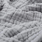 Zachte Mousseline Plaid Licht Katoenen Deken Rond Warm Pluche Woonkamer Slaapkamer (kopie) Grijs