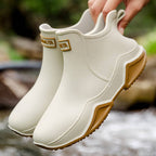 Dôre | Dames Enkellaarsjes Instapmodel met Ronde Neus - Comfortabele Korte Chelsea Boots en Pull-on Laarsjes met Stevige Zool