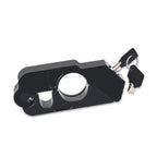 Stuurslot Scooter – Antidiefstal Stuurslot van RVS voor Scooter, Brommer, Motor & Quad, Rood of Zwart Zwart