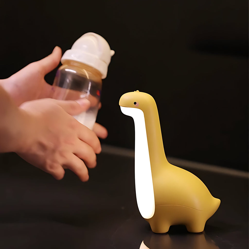 LED Dinosaurus Nachtlampje voor Rustige Nachten – Dino Nachtlampje Kinderen van Siliconen, Oplaadbaar & Draagbaar – RexGlow