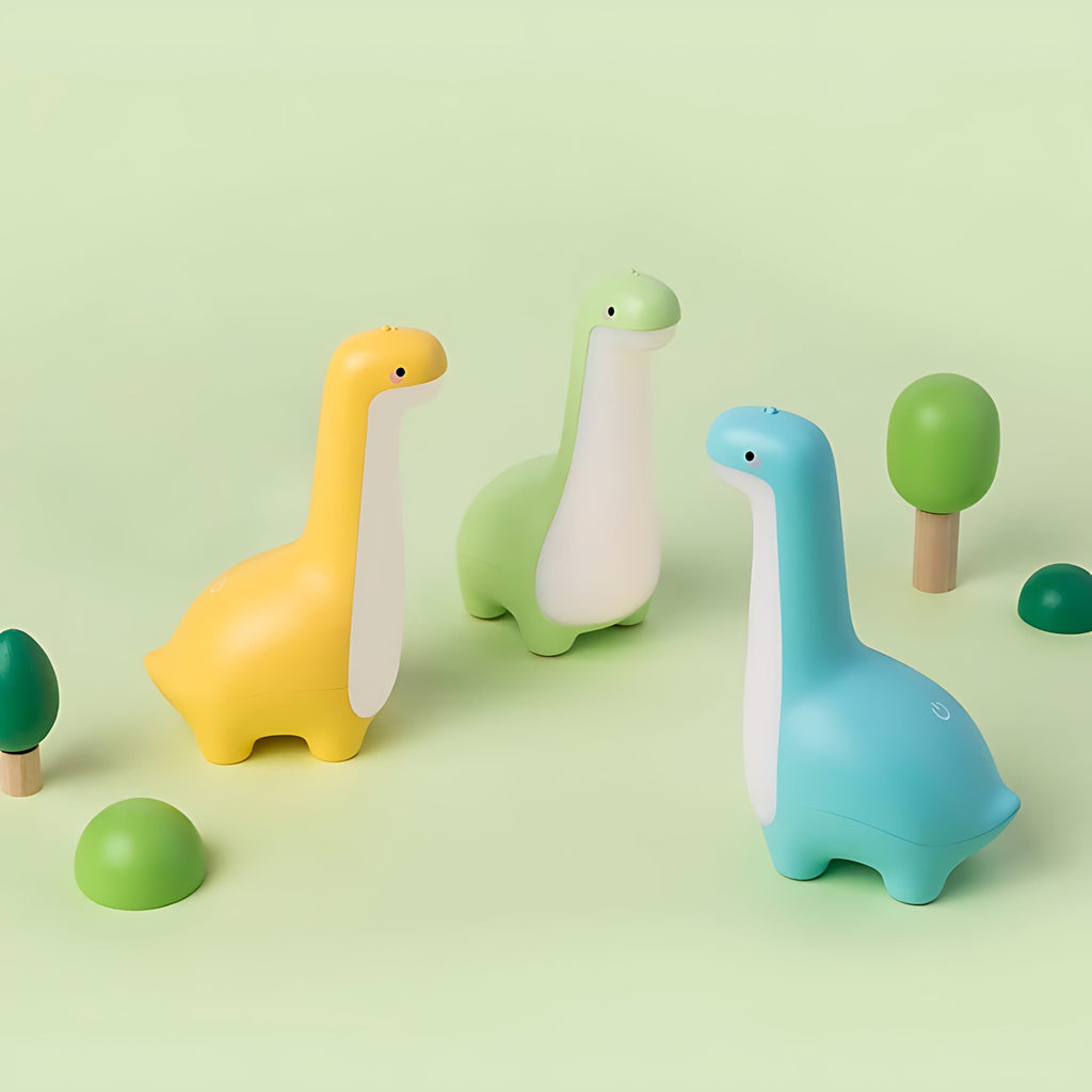 LED Dinosaurus Nachtlampje voor Rustige Nachten – Dino Nachtlampje Kinderen van Siliconen, Oplaadbaar & Draagbaar – RexGlow